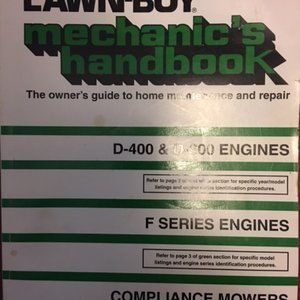 Lawn-Boy Mechanic's Handbook D-400 & D600 Engines Book